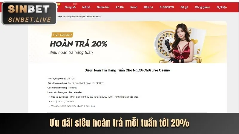 Khuyến mãi nạp lại hàng ngày/tuần tại 2e bet